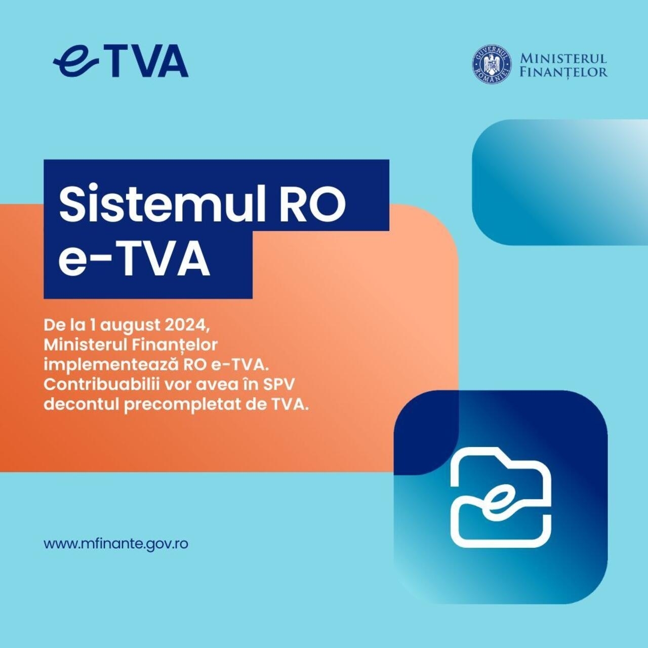 Economica.net – Implementarea „Decont precompletat RO e-TVA” începe la 1 august. Primul decont aferent  lunii iulie se depune până la 5 septembrie 2024. Ce trebuie să știe plătitorii de TVA?